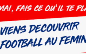  TU ES UNE FILLE AGEE DE 5 A 12 ANS                  TU AS ENVIE DE JOUER AU FOOTBALL                      RENDEZ AU STADE MARCEL THOMAS MERCREDI 11 MAI  A PARTIR DE 14H