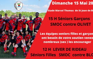 DIMANCHE 15 MAI 2022 STADE MARCEL THOMAS