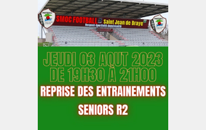🔴⚫ Reprise de l'entraînement pour nos Séniors R2 ! 