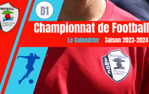 LE CALENDRIER Sainson 2023-2024 de DIVISON 1