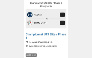 Championnat U13 Elite / Phase 1