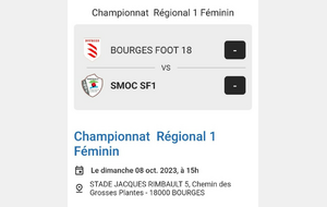Championnat 	Régional 1 Féminin