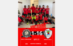 Match Amical U11.1 OMA - SMOC
