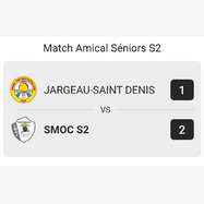Match Amical SMOC S2 - JARGEAU-SAINT DENIS F.C.