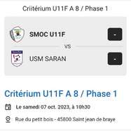 Critérium U11F A 8 / Phase 1