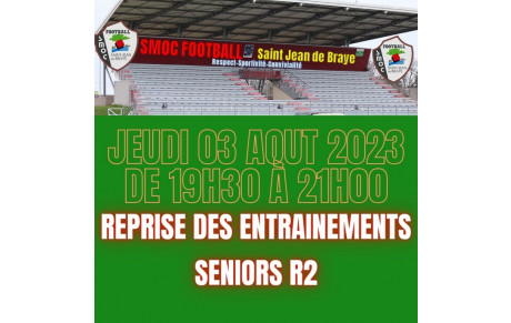 🔴⚫ Reprise de l'entraînement pour nos Séniors R2 ! 
